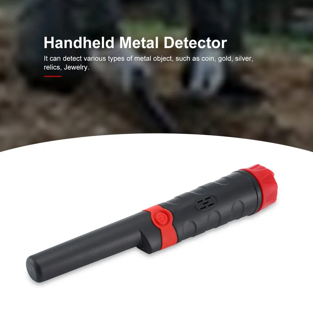 Handheld Pinpoint GP Hunter 360 Degree Detection Find Ring Detect Gold Metal Object Metal Detector Archaeological Treasure