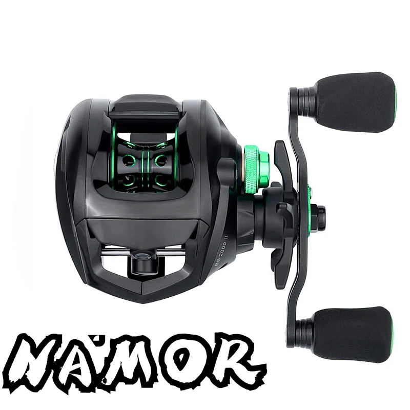 BASSER II NAMOR лучшая катушка для наживки и 12+ 1BB катушка для ловли басов 8 кг Макс - Цвет: BASSER II