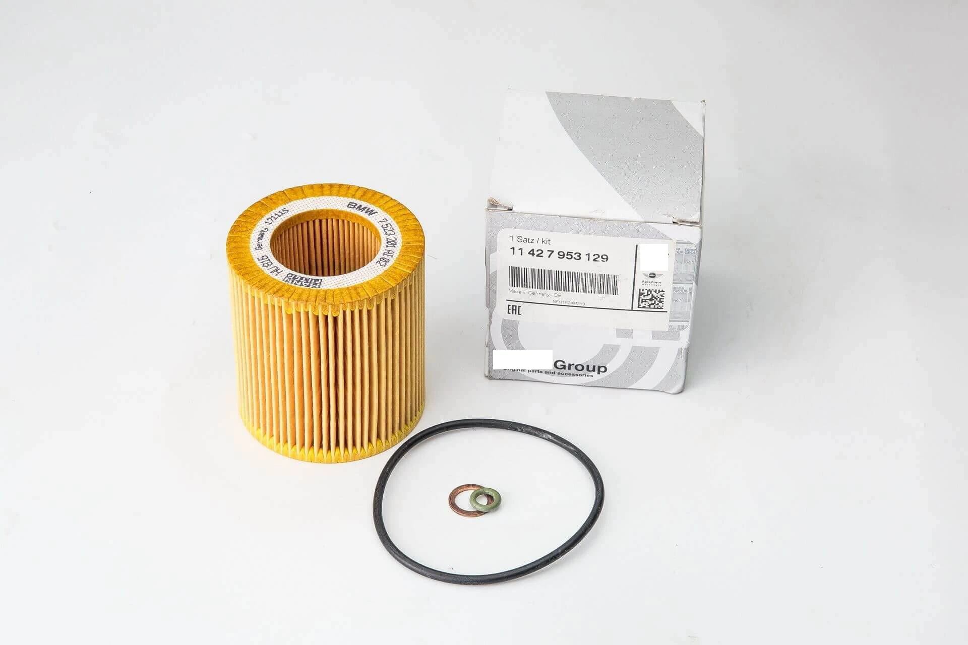 Новый комплект масляного фильтра 11427566327 для BMW E60 E82 E88 E90 E92 E93 11427541827 HU816X |