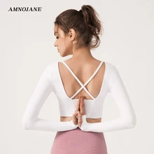 Спортивный длинный рукав, для йоги, для бега, для спортзала, бесшовный, майка для фитнеса, Обрезной топ-муджер, для тренировки, сухая посадка, спортивные топы, Сетчатая футболка, женские рубашки