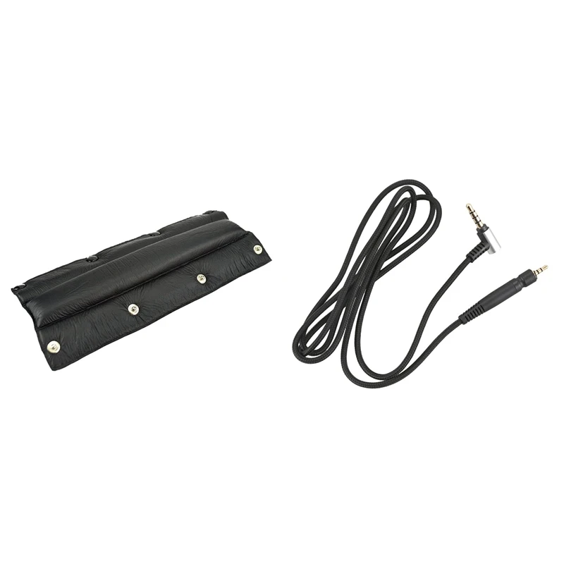 Headband Comfort Cushion Pad With Snap Locks Fit Beyerdynamic DT440