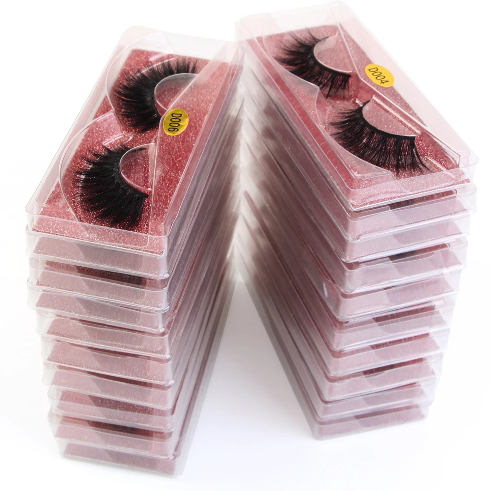 20/30/40/50/100 Pairs Mink Lashes Wholesale 3D Mink Eyelashes Makeup