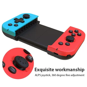 

X6PRO Telescopic Bluetooth Game Controller Wireless Gamepad Trigger Joystick For PUBG Mobile IOS Android Phone PC PS3 Joypad