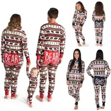 Семейные рождественские пижамы в полоску для взрослых и детей, одежда для сна, пижамы, комплекты пижам, комбинезон с длинными рукавами для мужчин, женщин и детей
