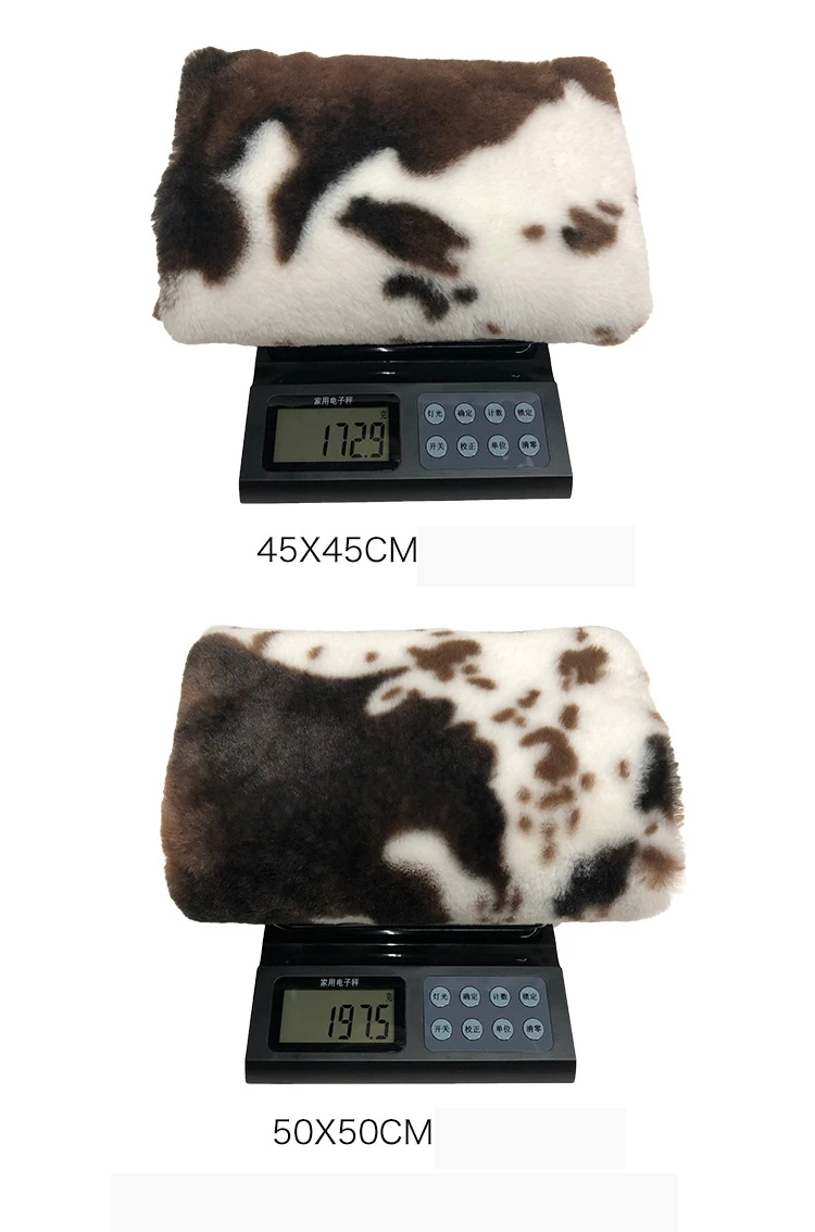 NEW 2021 Plush Cow Pattern Cushion Cover for Black or White Pillowcover by Hot Sale Animal Party of Home Decoration Pillow Cover