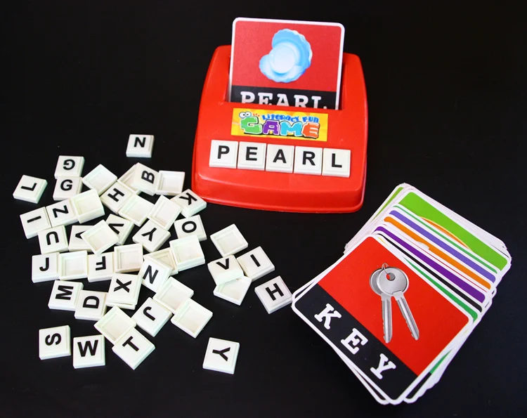  English alphabet card games teaching aids children's puzzling toys - 4000150094761