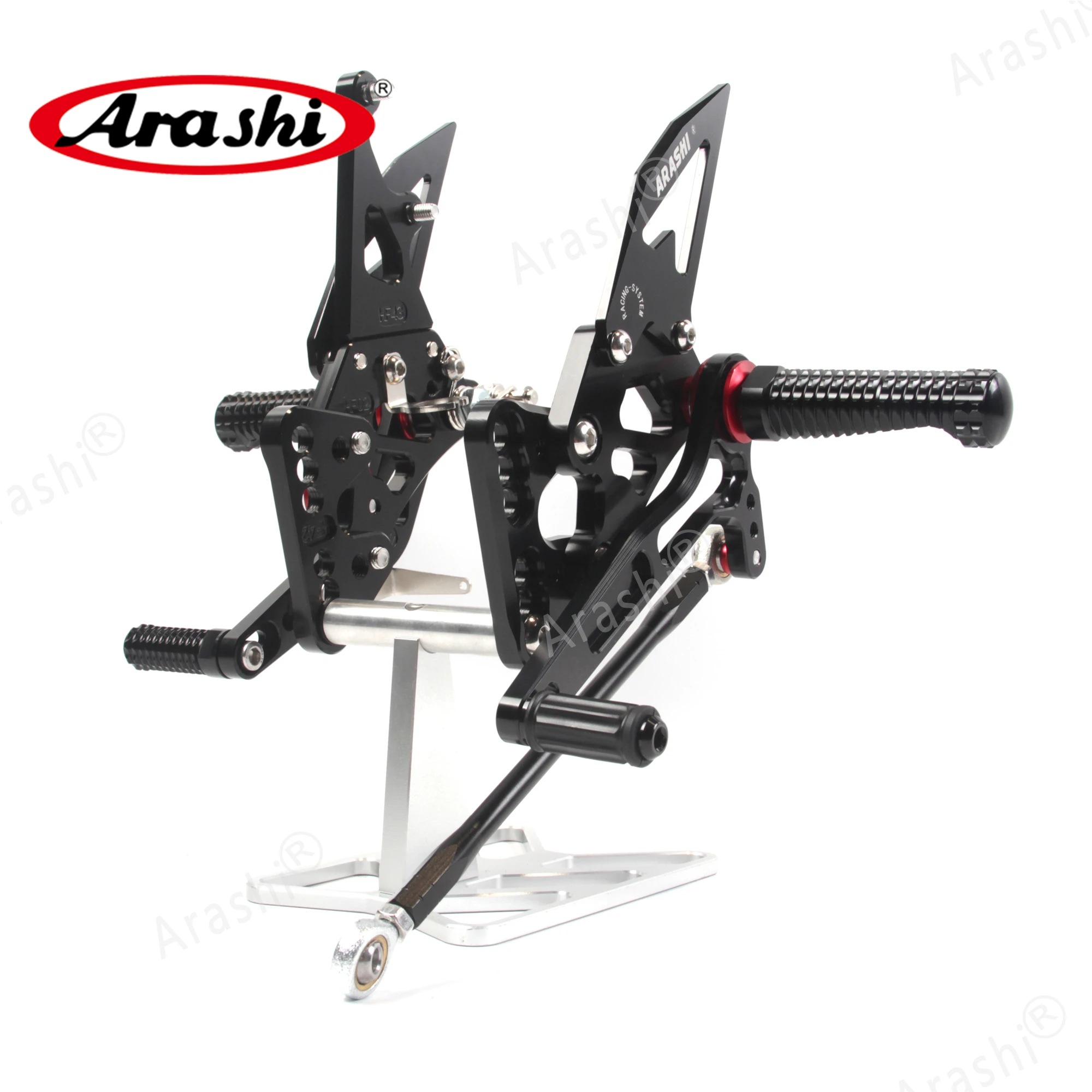 Arashi для SUZUKI GSXR1000 2005 2006 CNC Rider Rearset регулируемые Подножки GSX-R1000 GSXR 1000 05 06