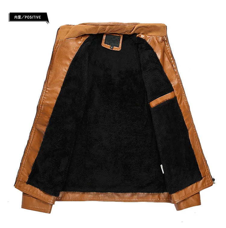 Мужская новая стильная AliExpress матовая и толстая кожаная куртка Горячая Распродажа