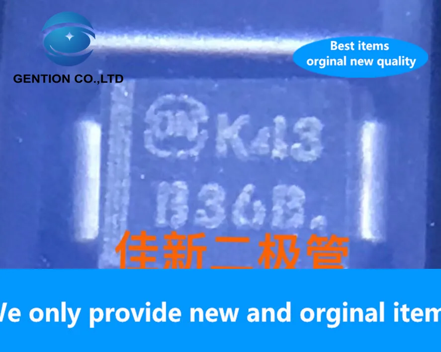 

20PCS 100% New original MBRS360BT3G 3A60V low drop Schottky diode DO-214AA silk screen B36B