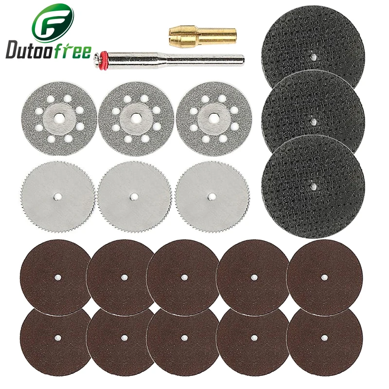 

21PCS/lot Rotary Tool Accessories Woodworking Dremel Accessories Mini Drill Bit Set With 3.2mm Mandrel