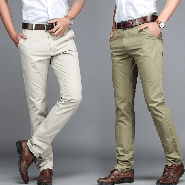 US $14.16 men's pants High Quality suit pants men dress pants men business trousers Office casual social pant