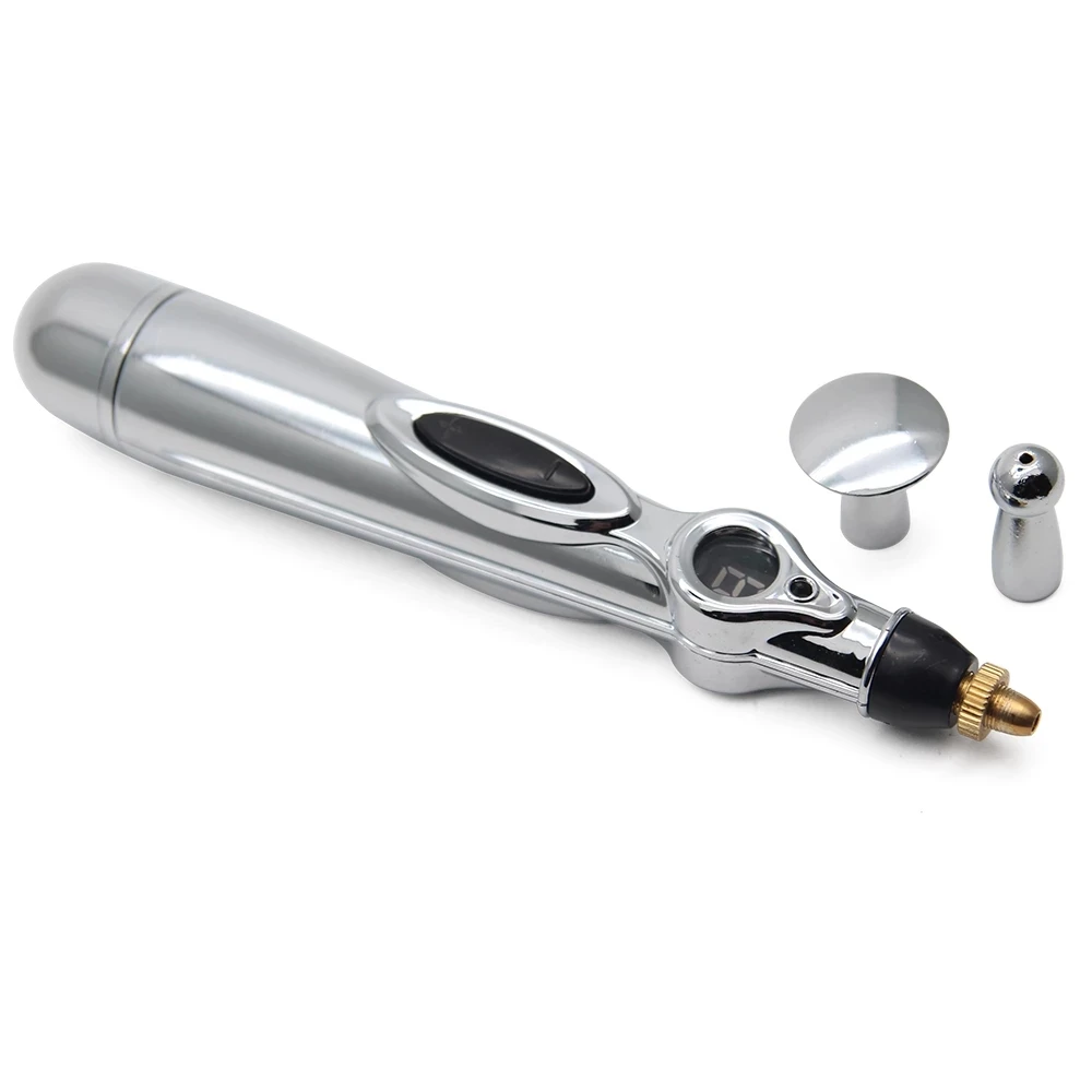 Drop shipping New Electric Acupuncture Magnet Therapy Heal Massage Pen Meridian Energy Pen Monitor Electric meridians