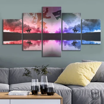 

Game of Thrones GOT Movie Poster Art Wall Decor Paintings A Song of Ice and Fire Picture Oil Painting Wall Art Canvas Paintings