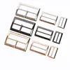 2 Pcs Metal Buckle Hardware DIY Shoulder Leather Bag Strap Belt Webbing Leather Craft Repair Accessory Square Buckle Pin Slider ► Photo 1/6