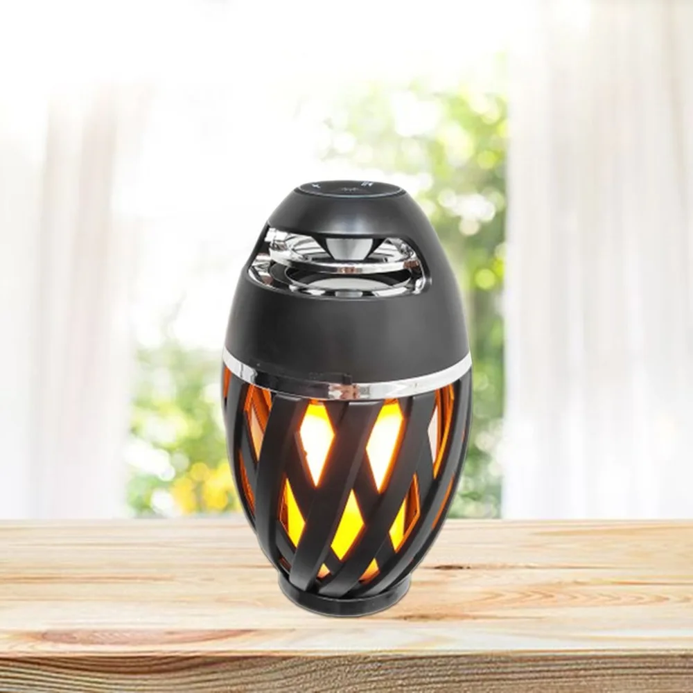 Wireless Speaker Flame Light Wireless Speaker Decorative Table Lamp I3 Wireless Speaker Ambient Light Subwoofer