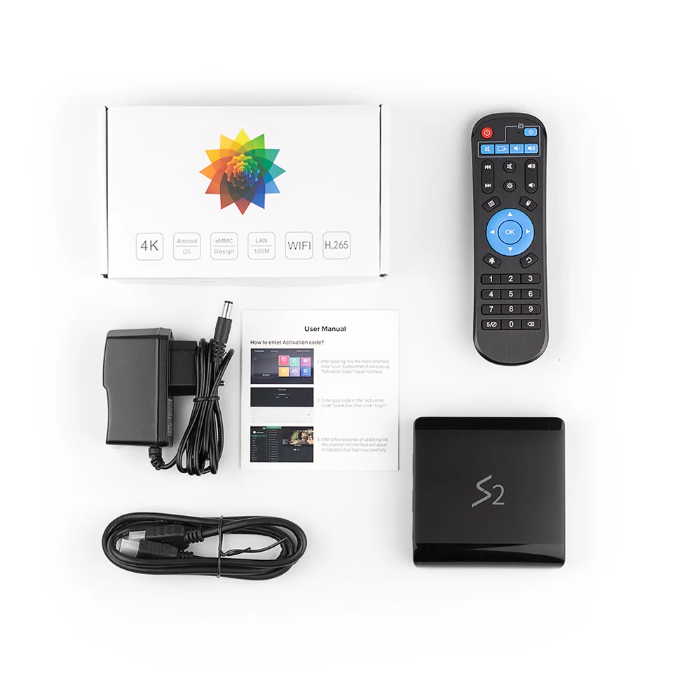Dalletek ТВ Android ТВ приставка Leadcool S2 RK3229 четырехъядерный 1G/8G 2G/16G Смарт ТВ приставка Supoort 2,4G Wifi HDMI 2,0 Full HD приставка