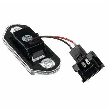 

1 Pair Of LED License Plate Light Car Left+Right For Golf MK3 Skoda Octa Super Bright