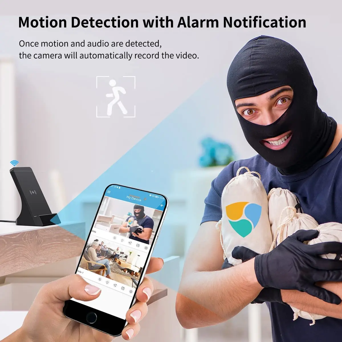 Hidden Spy Camera With Audio And Night Vision