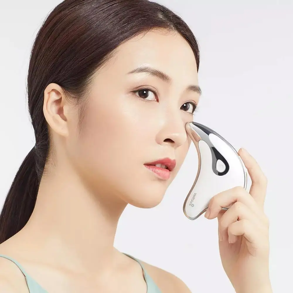 Умный лифтинг массажер Xiaomi Wellskins с микротоком укрепляющий массаж лица