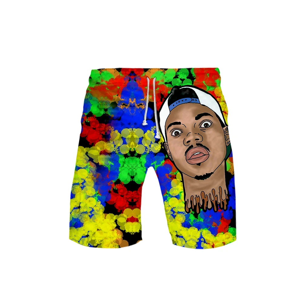 Chance The Rapper 3D полиэстер летние мужские модные пляжные шорты для отдыха новые Kpop популярные повседневные летние шорты