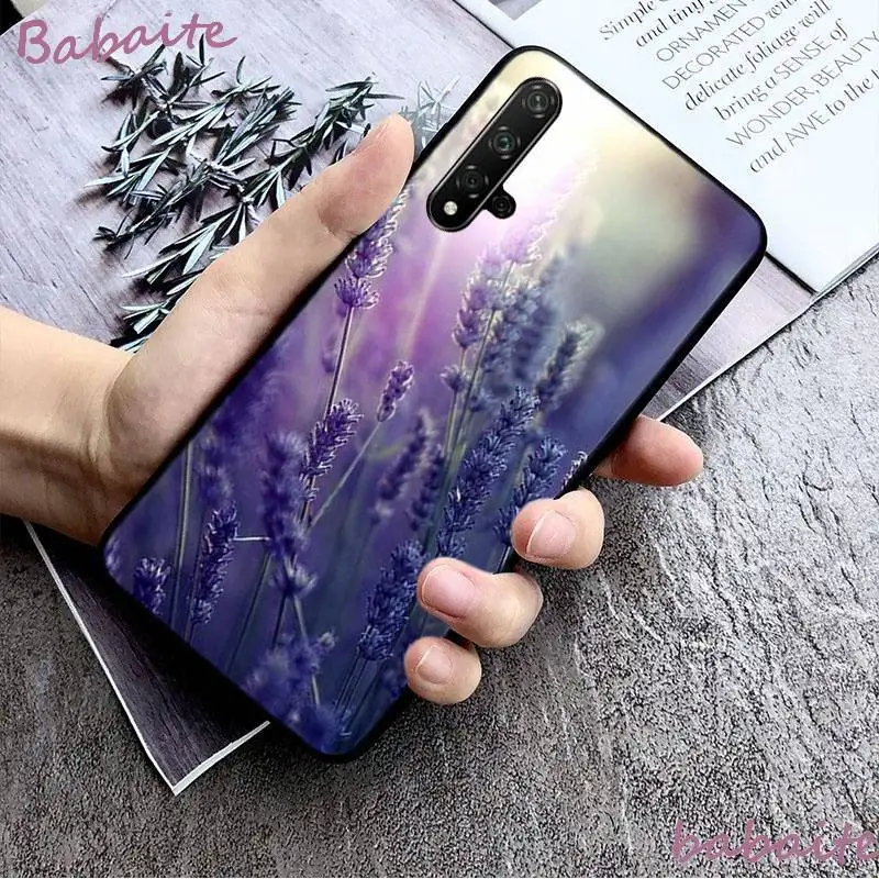 New art watercolor romantic lavender flowers