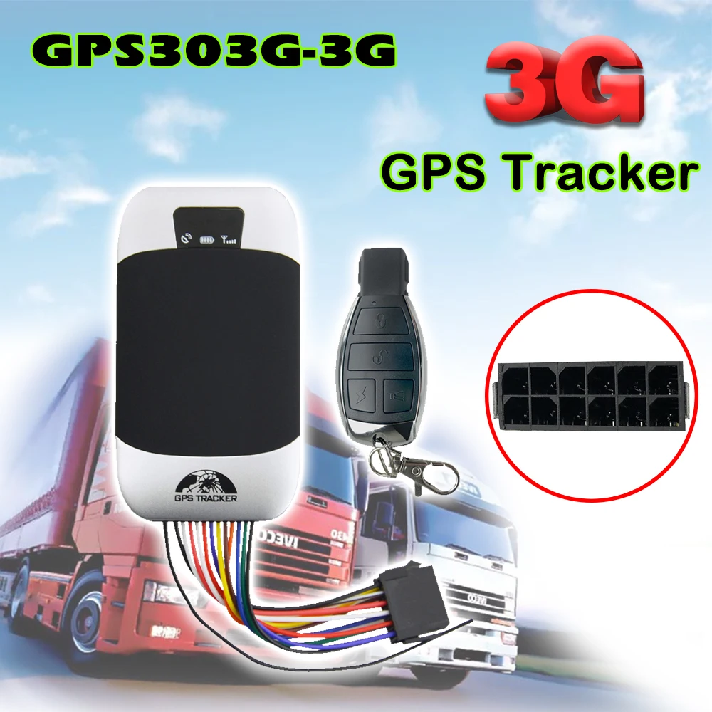 3g WCDMA автомобильный gps трекер 30 отключение масла шок сигнализация превышение
