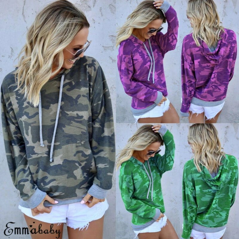 plus size camouflage sweaters