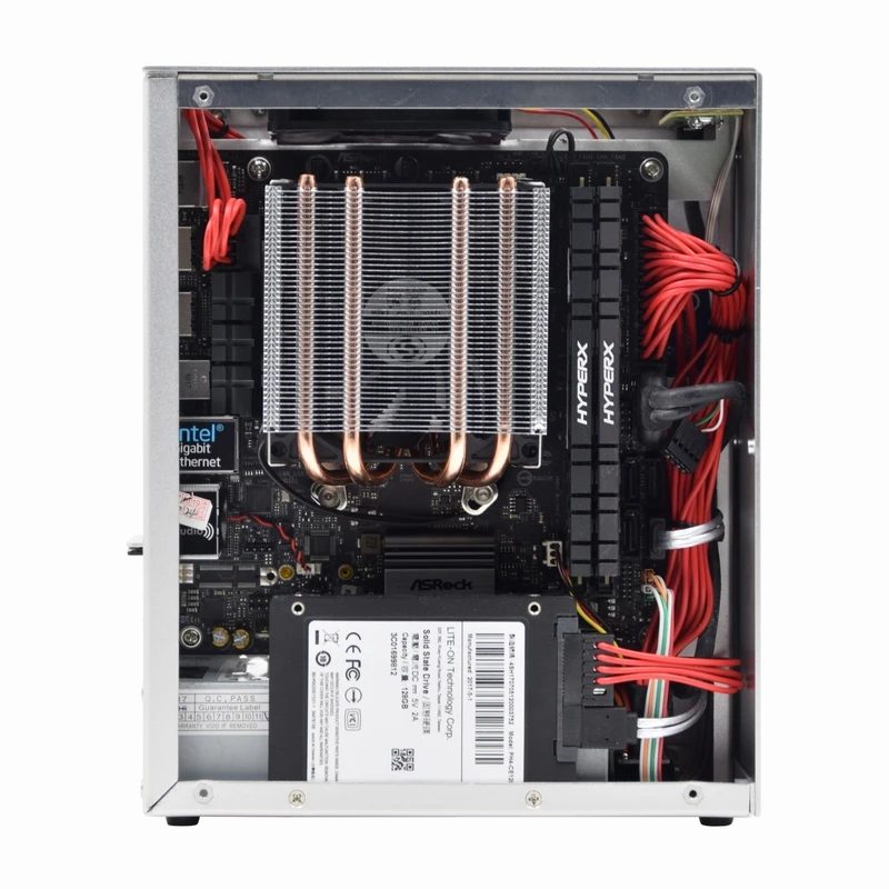 Case de Jogo Todo o Alumínio Metalfish Computador Mini Pequeno Case Mala Portátil Htpc Desktop Chassi Vazio s3 Itx - Imagem 5