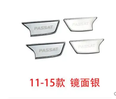 11-15 Passat Внутренняя дверная наклейка подходит для Volkswagen 11-19 абсолютно новая Passat переоборудованная внутренняя ручка из нержавеющей стали украшения - Цвет: 11-15 Passat
