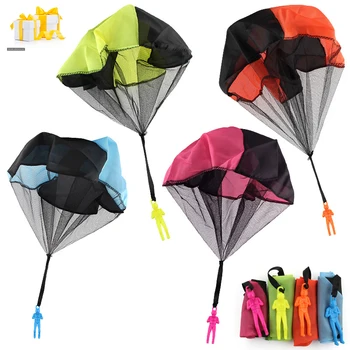 

4PCS Hand Throwing Mini Soldier Parachute Funny Kids Toy Outdoor Game Play Educational Toys Fly Parachute Sport for Children Toy