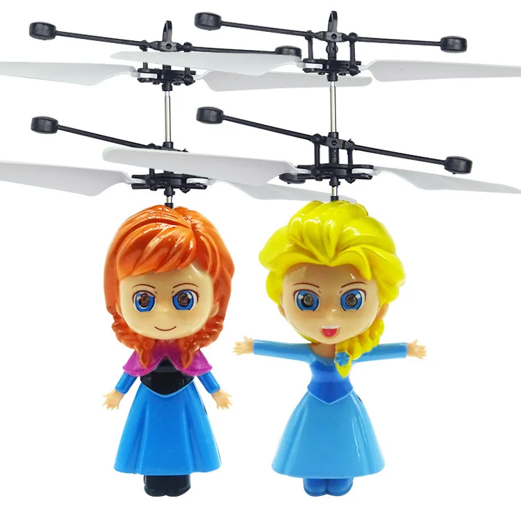 Disney Frozen Princess Induction Aircraft Suspended Flying Fairy Remote Control Airplane Children's Toy Christmas Gift | Игрушки и