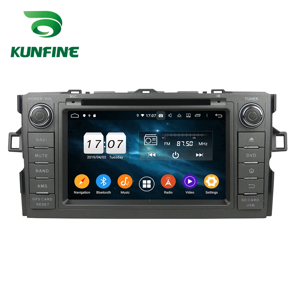 Android 9,0 Восьмиядерный 4 Гб ОЗУ 64 Гб ПЗУ автомобильный DVD GPS; Мультимедийный проигрыватель стерео для Toyota Avensis 2009- радио головное устройство