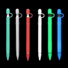 Мягкий силиконовый чехол-карандаш с наконечником, противоскользящий чехол, защитный держатель, защитная пленка для Apple iPad Touch Pen Stylus 360, защита