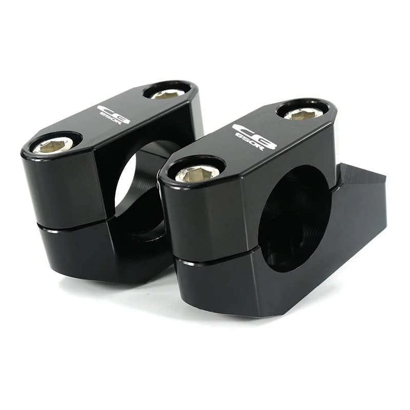 

Fit For Honda CB650R 2019 2020 2021 28mm 1 1/8" Motorcycle Off-set Handlebar Risers Fat Bar Back Moved Riser CNC Aluminum