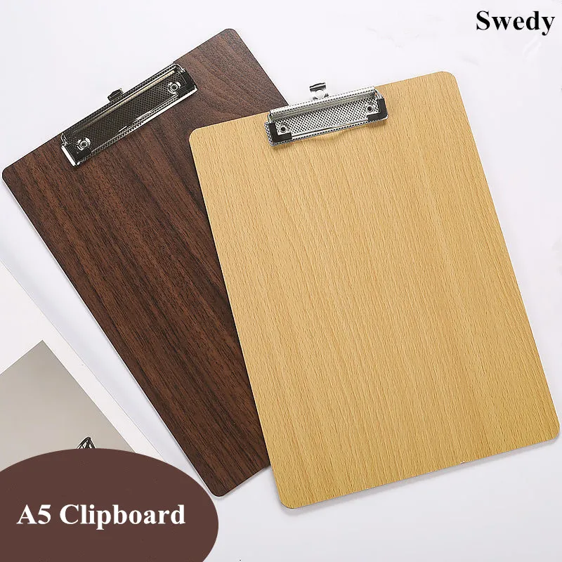 Opheldering Boodschapper Oneffenheden A5 Hout Karton Clip Pad Papier Klembord Voor Holdings Documenten Bestand  Clip Board Menu Verpleging Klembord|Klembord| - AliExpress