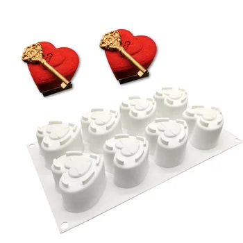 

1PC Music Box Cake Bakeware Chocolate Mold Valentine's Day Mousse Silicone Cake Mold Kitchen Accessories Baking Tools