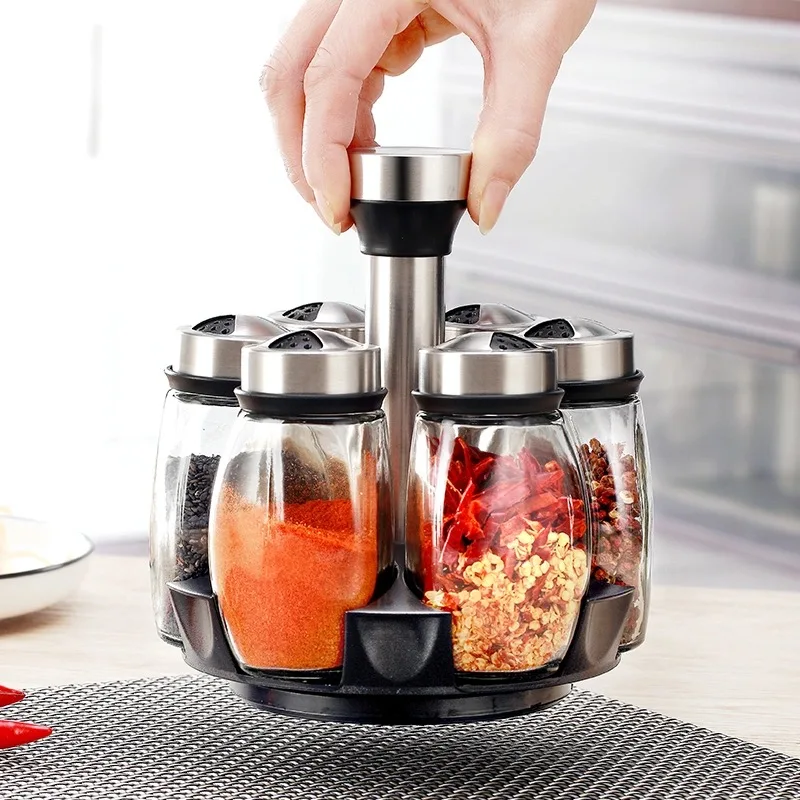 Rotating Kitchen Seasoning Organizer