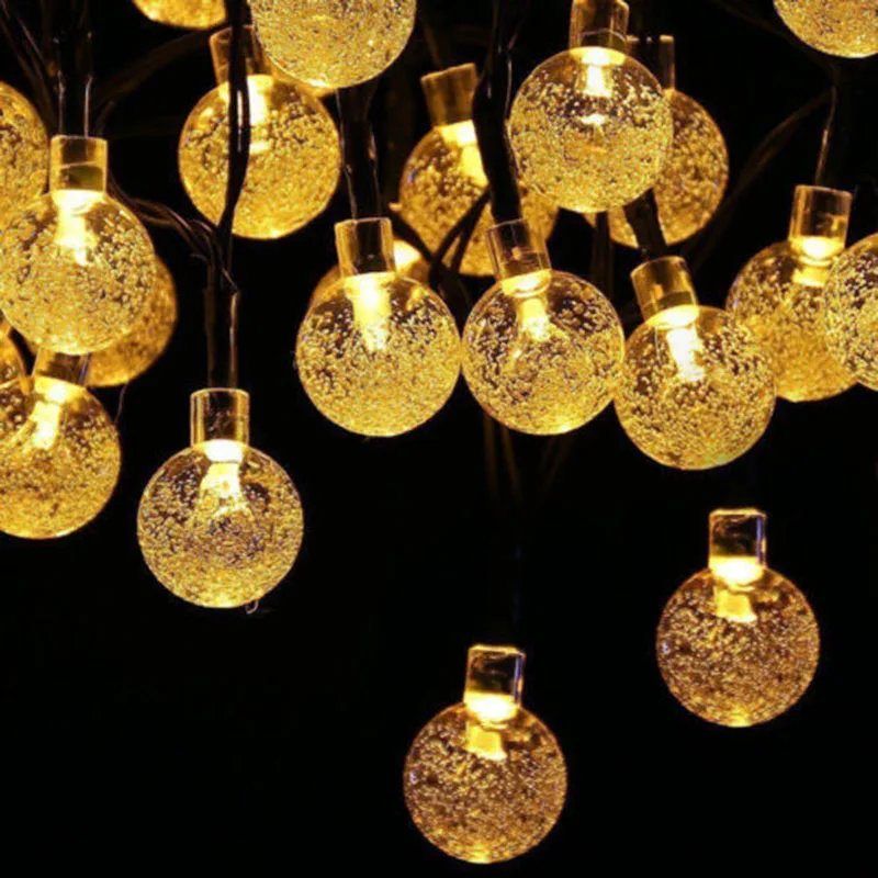 

bright LED String Light energy saving Light String 30 LED crystal ball lights Colorful Long lifespan
