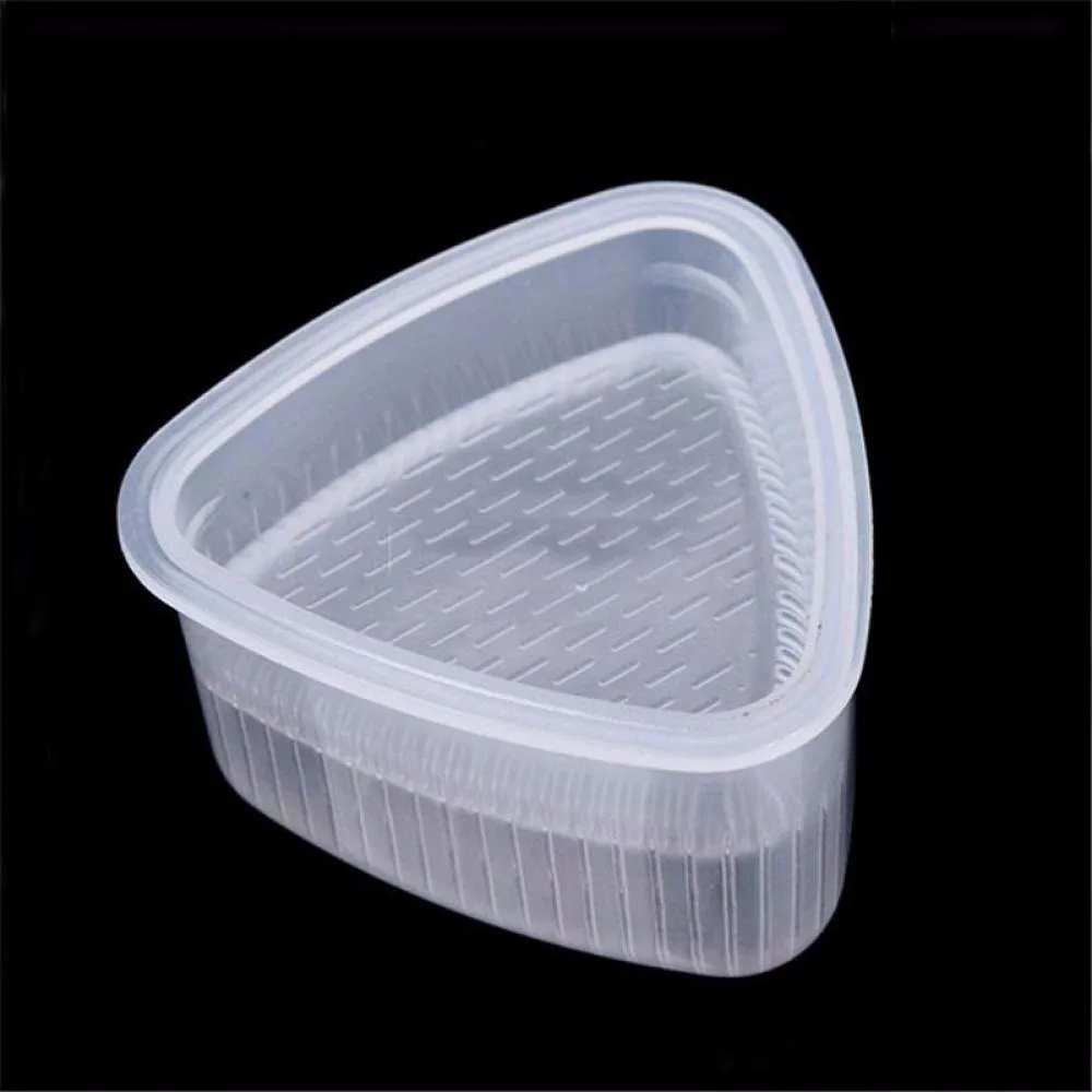 

Hot Sale 2 pcs/set Triangle Form Sushi Mold Onigiri Rice Ball Maker Food Grade PP Rice Ball Mold Kitchen Sushi DIY Tool New