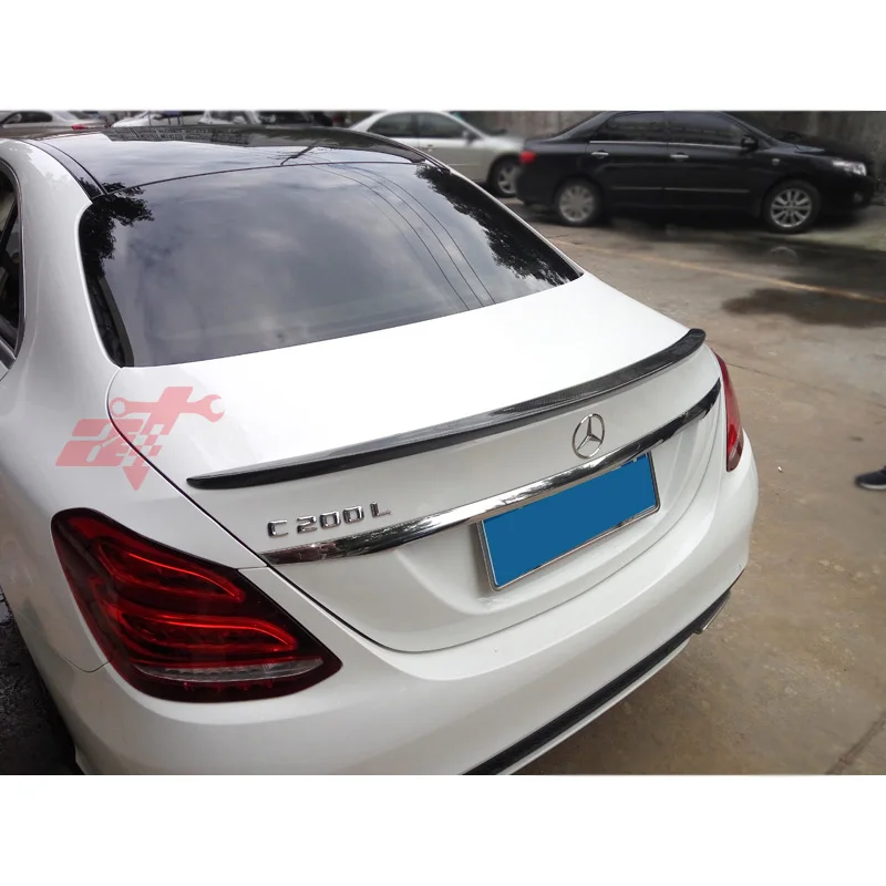 Спойлер из углеродного волокна для Mercedes-Benz C-Class W205 4-двери- задний Багажник крыло