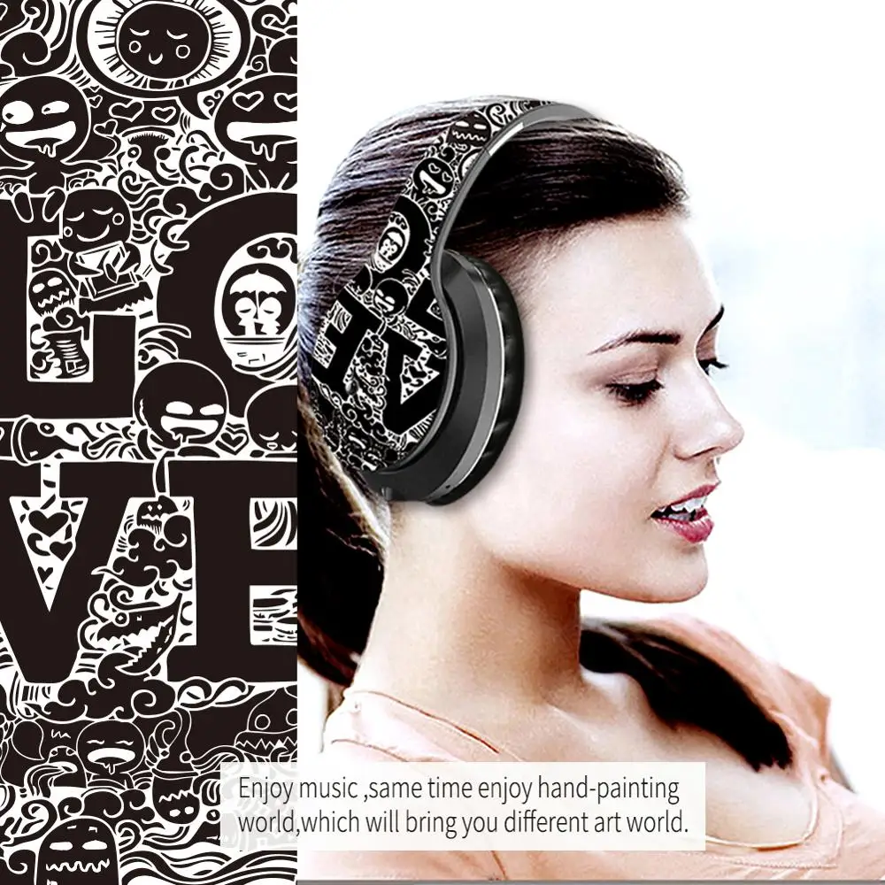 earphone Bluetooth 5.0 Headphones Over Ear Stereo