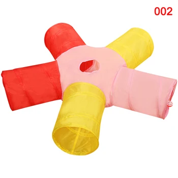 

Pet Cat Toy Tunnel Collapsible Foldable 5 Way Play Game Tube for Training Indoor Outdoor TB Sale