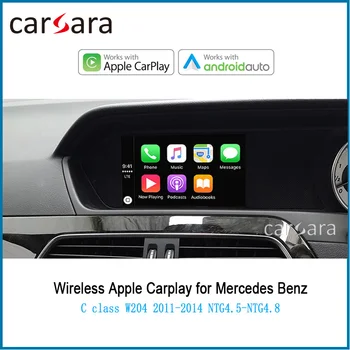شراء Merce Des اللاسلكية CarPlay أندرويد السيارات لفئة C W204 AirPlay Phonelink صندوق 2011- 2014 NTG4.5 نظام التحكم الصوتي واجهة