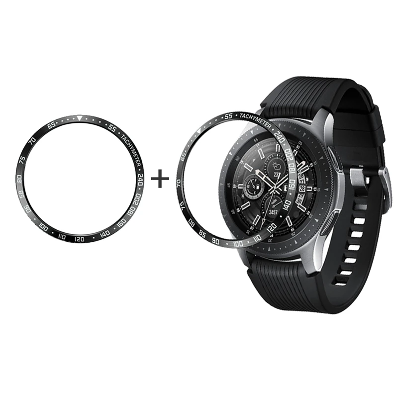 Металлический ободок для samsung Galaxy Watch 46 мм чехол gear S3 Frontier/классическая спортивная клейкая крышка ремешок аксессуары