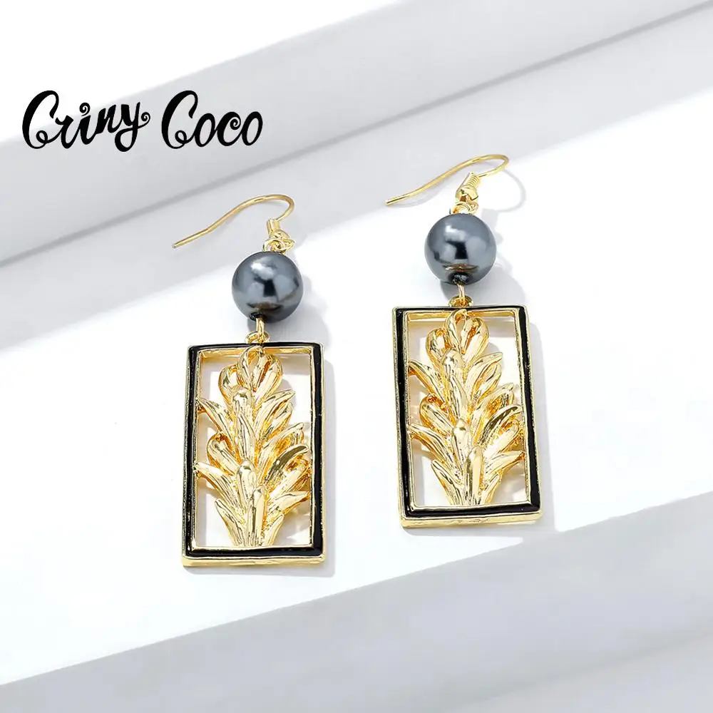 Серьги подвески Cring Coco в гавайском стиле женские висячие ювелирные украшения