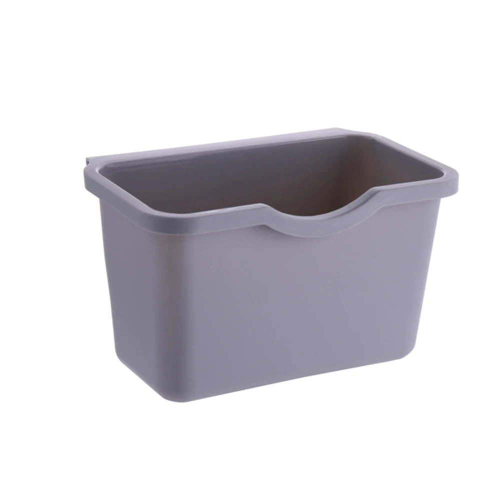Дверь кухонного шкафа пластиковая корзина подвесная корзина для мусора мусорное ведро мусорная чаша коробка мусорная корзина кухонный держатель для хранения аксессуары - Цвет: Gary