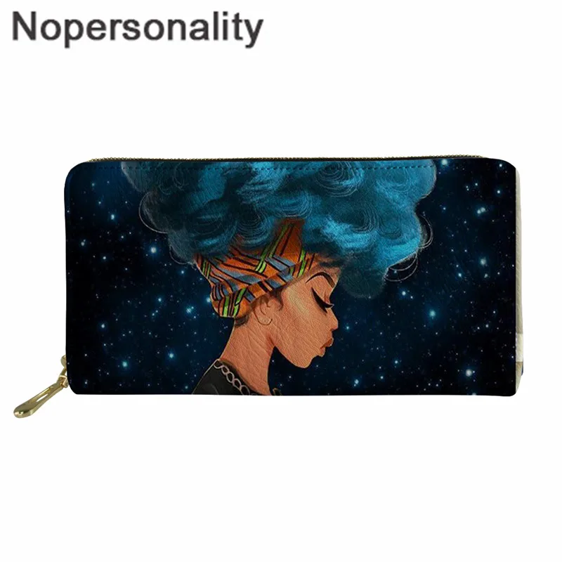 Z4039Z21 Nopersonality женский кошелек из искусственной кожи клатч кошелек Melanin queen женский с принтом в африканском стиле уникальные женские длинные кошельки на заказ - Цвет: Z4039Z21