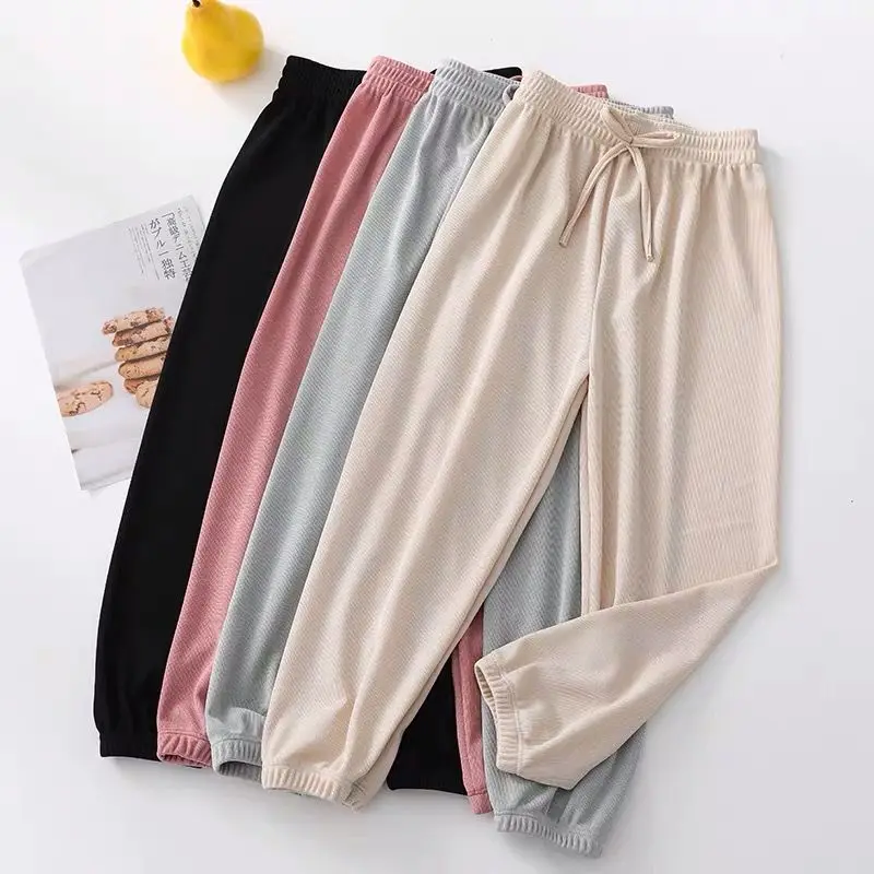 HOUZHOU Summer Trousers Women 2020 Summer Korean Style Sweat Pants Bunch Legs Harem Pants Women Joggers Loose Casual Fashion HOUZHOU Summer Trousers Women 2020 Summer Korean Style Sweat Pants Bunch Legs Harem Pants Women Joggers Loose Casual Fashion