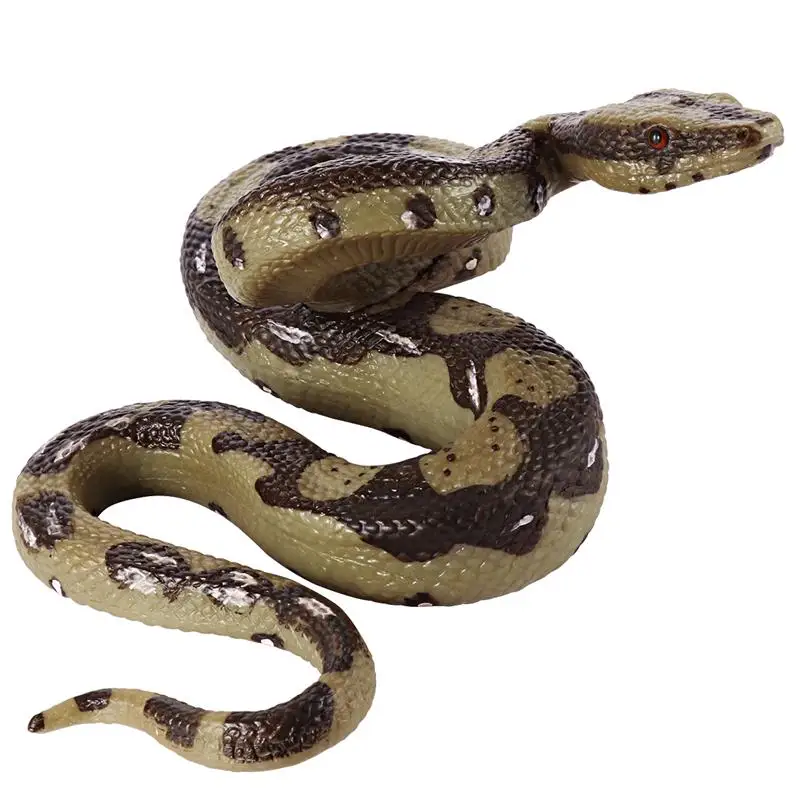 

STOBOK High Simulation Python Model Toy Big Realistic Snake Halloween Tricky Creepy Prank Scary Snake Toy A35
