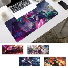 

Rubber League of Legends Qiyana Mouse Pad Gaming MousePad Large Big Mouse Mat Desktop Mat Computer Mouse pad For Overwatch